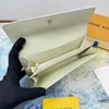 Tasarımcı Çantalar Bayan Uzun Cüzdanlar Marka Beyaz Ekose Kahverengi Mektup Zippy Cüzdan Katlanabilir Çok Kart Cüzdan Debriyaj Çantaları Madeni Cüzdanlar Fermuar Cep Çekirdekleri