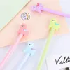 40 PCS Cartoon Creative Plush Alpaca Gel Pen Cute Lamb Black Water Pen Student Stationery Kawaii School Schools Pen 231229