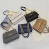 20% OFF Designer bag New Fashion One Shoulder Litchi Pattern Small Square Chain Strap Crossbody Factory Goods Large Capacity Bag Women's Trend
