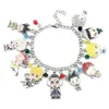 Anime x Kettenarmbänder Gon CSS Zoldyck Kurapika Hisoka PaladiKnight Metall Emaille Armreif Charm Perlen Armband283e