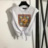 Las mujeres del diseñador visten ropa de marca para mujer tops de otoño logotipo de la geometría de la moda sin mangas chaleco de la muchacha falda de las señoras 29 de diciembre recién llegados