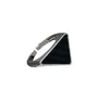 Металлические треугольные кольца, женские дизайнерские черные кольца, женские подарки на годовщину Святого Валентина, простой стиль, аксессуары для рук1422150