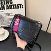 Special Interest Light Luxury Square Pouch Damen 2023 Grenzüberschreitende Neuankömmling Advanced Texture Simple Commute Shoulder Messenger Bag Taschen