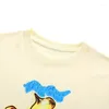 T-shirts pour hommes RRR123 Lettre croisée imprimée Niche Marque de mode American Summer Coton Lâche Hommes et femmes Amoureux T-shirt à manches courtes