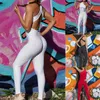 Sexy Halter Women Tracksuit Jumpsuit High Waist Play Suit Slim Sport Backless Top Running Sportswear Pants Push up Jumpsuit 231228