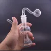 Gros mini verre plates-formes pétrolières bong pas cher percolateur conduite d'eau avec 14mm femelle narguilé joint unique Bong BJ