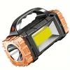 Tragbare Solarleuchte, super lange Standby-Zeit, unplugged, tragbare Suchscheinwerfer-Taschenlampe für den Außenbereich