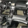 Автомобильные наклейки для Infiniti G25 G35 G37 2010 внутренняя центральная панель управления дверная ручка 5D наклейки из углеродного волокна Стайлинг Прямая доставка Auto Dhty5