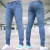 Jeans pour hommes 2024 Mode Classique Hommes Printemps Haute Qualité Stretch Bleu Noir Skinny Casual Long Hommes Pantalons Streetwear Mans Vêtements