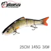 Multi Section Road Sub Bait Mino Vib Fib Symulacja Fałszowa przynęta wodę morską Morze Połowy przynęta twarda przynęta Podłoga podkładka 25cm 231202