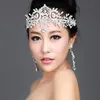 New Luxury Leaf Bride Frontlet Crystal Headpieces Headband Bridal Hair Accessories Vintage Princess Women Wedding Hair Jewelry Cro276L