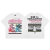 Herren T-Shirts Hellstar T-Shirt Herren Designer Hip Hop Y2K HELLSTAR Online Grafikdruck Übergroßes Rundhals-Baumwoll-T-Shirt Gothic Kurzarm-Oberteile 240327
