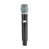 DDKR QLXD4B87 FOLLET UHF Gerçek Çeşitlilik Kablosuz Mikrofon Sistemi Karaoke Sahne Performansları Mic Professionnel 231228