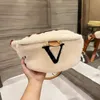 Bolso de cintura de diseñador para mujer, bolso esponjoso, bolsos cruzados, riñonera, maletín de hombro peludo, riñonera