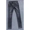 2023 Kusbi Jeans Mens Designers Pants Ksb Men's Spring/summer Washed Worn-out with Holes Slim Fitting Stretch 30- M A C