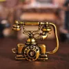 Pins Brooches Antique Landline Wired Telephone Shape Women Men Vintage Souvenirs Gifts Clothes Decoration Vivid Enamel Brooch313R