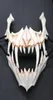 Половина Маска Животного Длинные Зубы Демон Самурай Белая Кость Маска Тэнгу Дракон Якса Тигр Смола Маска Косплей T2005099614855