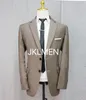 Mens Suit Handsome Casual 2 Piece For Men Wedding Tuxedos notched Lapel Groomsmen Business Prom Blazer 231229