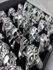 Masse verlost 100 Stück Herren-Totenkopf-Ringe 2020 neue Gothic-Biker-Punk-coole Ringe kompletter Modeschmuck Lot5427754