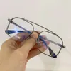 Projektant CH Cross Glasses Rame Chromy Brand Okulary przeciwsłoneczne dla mężczyzn Kobiety Nowe okulary Pure Titanium Retro Myopia Flat Soczewki Serce Luxury wysokiej jakości ramki FXJY