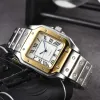 Luxury Watch Man Watch Square Tank Watches Designer Relógios de diamante Premium Quartz Movem