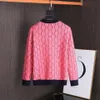 Ropa de lujo Suéter para mujer para hombre Diseñador Suéteres Casual Punto Contraste Color Manga larga Otoño Moda Clásico Señoras Collar Algodón