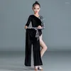 Scene Wear Fashion Girl Latin Dance Costume For Performance Kids Black Sexy Ballroom Cha Rumba Samba Competition Clothing