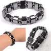 Bracelet de perles amples en hématite magnétique noire pour hommes et femmes, à la mode, 3055