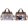 Briefcases Scione Male Briefcases Big Business Men Messenger Bags Canvas Men's Handbags Travel Crossbody Bags Men Shoulder Bags Black