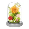 Fleurs décoratives, œillet de fleur éternelle, cadeau artificiel, décoration créative sèche, plantes éternelles pour la maison