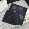 Klassieke gedrukte jeansbroek voor vrouwen ontwerp gradiënt denim pant mode hoge taille broek Jean Bk7k