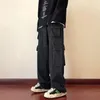 Fashion Mens Cargo Pants Hip Hop Streetwear Denim Jogger Pants Men Casual Side Pocket Men Woman Baggy Jean Trousers S-2XL 231229