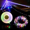 Strings Portable Camping String Lights Rechargeable Outdoor Waterproof Fairy Garland Holiday Decoration Lanterns Garden Yard Lamp