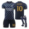 23-24 Miami Second Away Game No. 10 Messis Jersey Adult and Children's Quick Torking Football Jersey Set 26