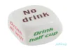 Wholeparty bebida decider dados jogos pub bar diversão morrer brinquedo presente ktv bar jogo beber dados 25cm 100pcs7554435