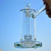 8 polegadas Bongo de vidro Mobius Sidecar 18mm Feminino Joint Drum Perc Hookah Tubulações de água Clear Oil Dab Rigs Bongs com tigela Birdcage PercolatorsLL