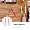 Make-up-Pinsel, 2 Stück, Lippenpinsel, Anfänger-Zubehör, Lidschatten, Augenbrauen, künstliche Fasern, flexibel