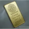 Autres arts et métiers 1 once Suisse Argorheraeus Gold Bar Blion de haute qualité avec numéro de série séparé Vente de cadeaux d'affaires Col Dh6Jq