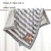 Cartoon Addensare Doppio Strato di Flanella Calda Busta Swaddle Morbida Passeggino Avvolgere Biancheria da Letto per Bambini Coperta Bebe 231229