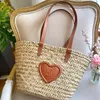 Triomphe Classic Słomka Słomka Raffia Beach Bag Women Mens Koszyk Designer Torby torebki Crossbody Duże torby na zakupy luksusowe turnie torba na ramię wiadro