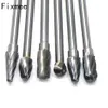 6 st 14 Shank Power Tools Borr Bit 6 x 10mm 150 mm Lång volframkarbid Aluminium Cut Rotary Burr Burs 6mm Axel Set Tool 231228