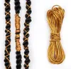 5 Pcs Dreadlock Beads Braids Hair Accessories Braiding Hair Styling Shimmer Stretchable Braiding Hair Strings Long 1 Mpc8416820