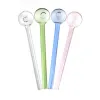 Glazen Oliebrander Met 6,0 Inch/15 Cm Lengte Helder Blauw Roze Groen Pyrex Pijp Water Handpijpen Roken Accessoires 12 Ll