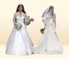 Stunning Kate Middleton Wedding Dresses Royal Modest Bridal Gowns Lace Long Sleeves Ruffles Cathedral Train Custom Made High Quali3261426