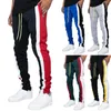 Pantalones para hombre Street Casual Sports Multi Pocket Tie Up Colores surtidos Cálido Tejido Cargo Streetwear Ropa deportiva Senderismo Ejercicio