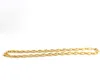 Men039s Solid 14 K Geel Fijn Goud GF Zon Karakter Ketting Ringen LINK Chain 24quot 10mm Verjaardag Valentijn Cadeau waardevol1448367