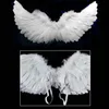 Angel Halo Headband Black White Feather Christmas Festival Performance Party Faver Angel Aplic Angel Cosplay Wings 231229