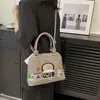 Factory Sales Women Bags 6 Kolory Wysokiej jakości retro haftowane torebki Słodka kreskówka worek skorupy elegancka wytłoczona torebka krokodyli 9168#