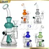 7.8 Inchs Dab Rig Oil Rigs Colorful Hand Blown Pyrex Glass Bong Smoking Water Pipe with 14mm Joint Mother's Day Gift