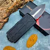 Newest MICRO TECH flying fish wallet Automatic Knife Out The Front Blade Zinc alloy Handle camping outdoor Hunting Hiking Self-defense EDC AUTO knives UT85 UT88 4600